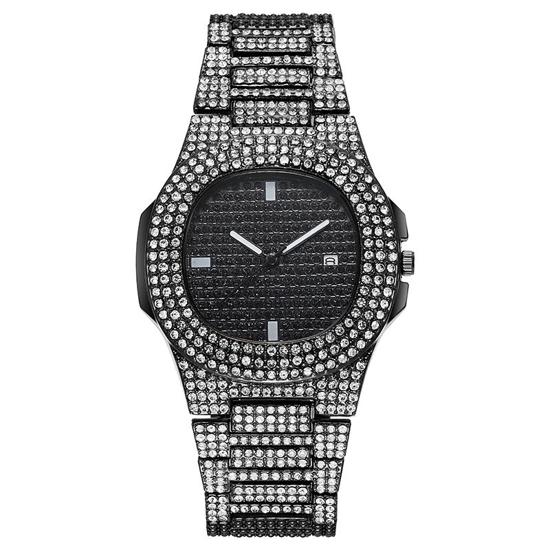 Full Diamond Steel Belt Quartz Watches