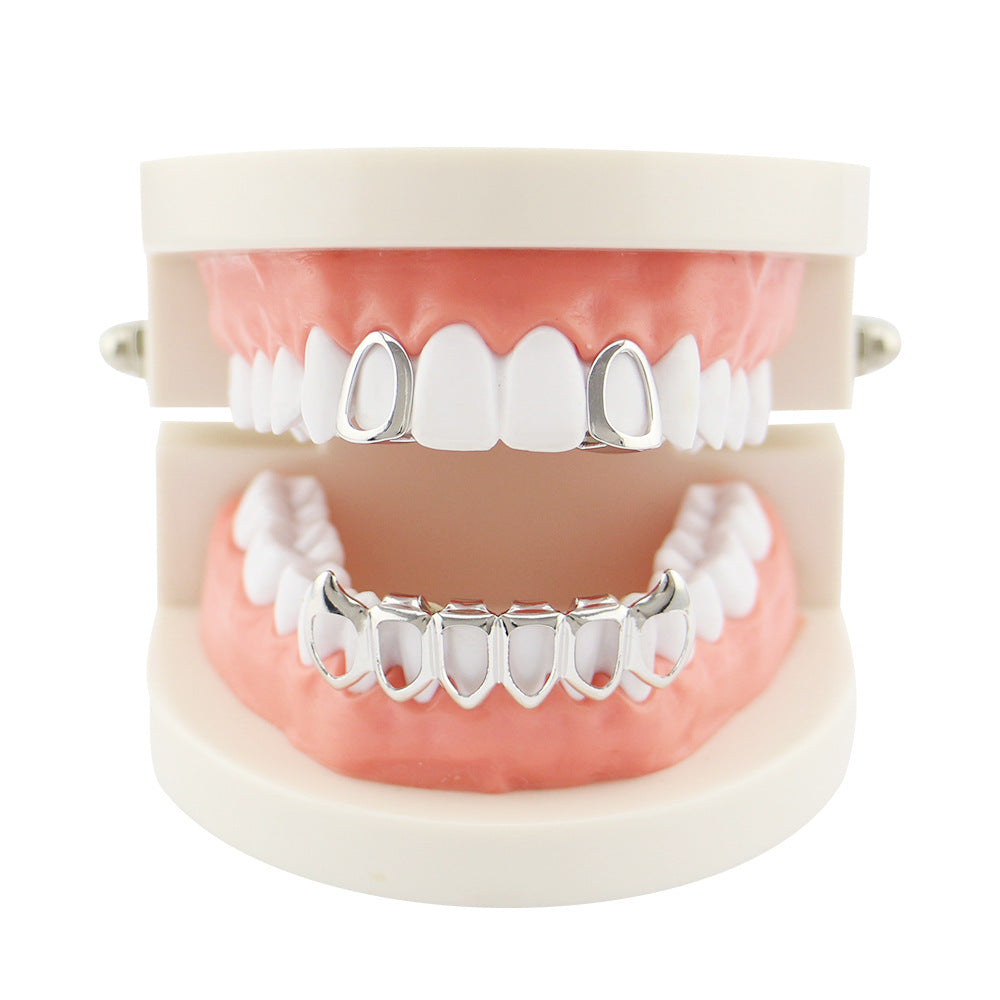 Gold-Plated Vampire Fang Hip Hop Braces