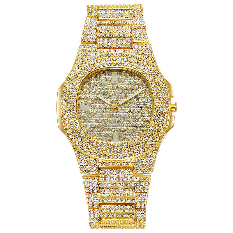 Full Diamond Steel Belt Quartz Watches