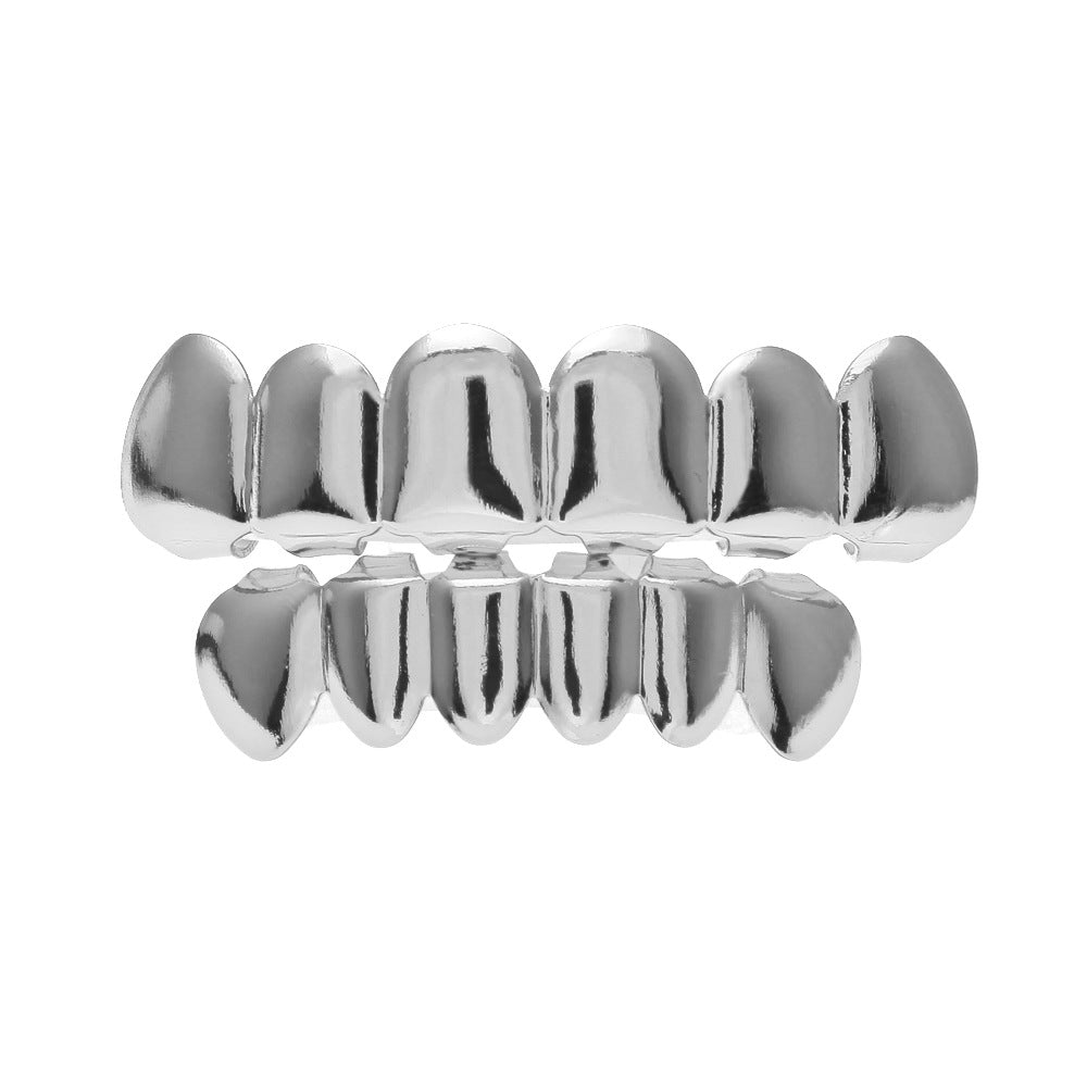 Glip-plated Gold Teeth Braces
