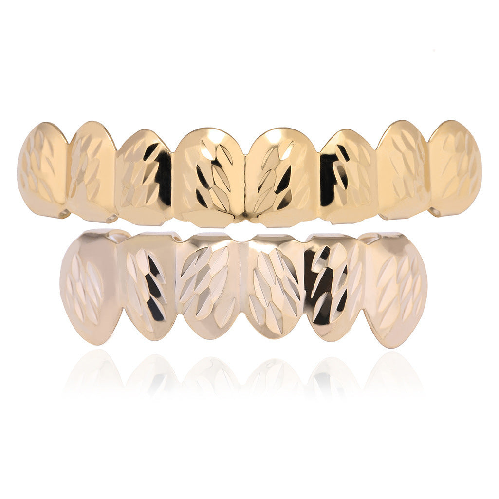Double-colored Braces Batch Gold teeth