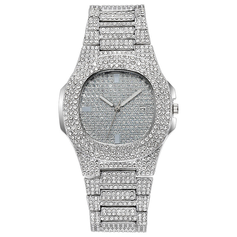 Full Diamond Steel Belt Quartz Watches