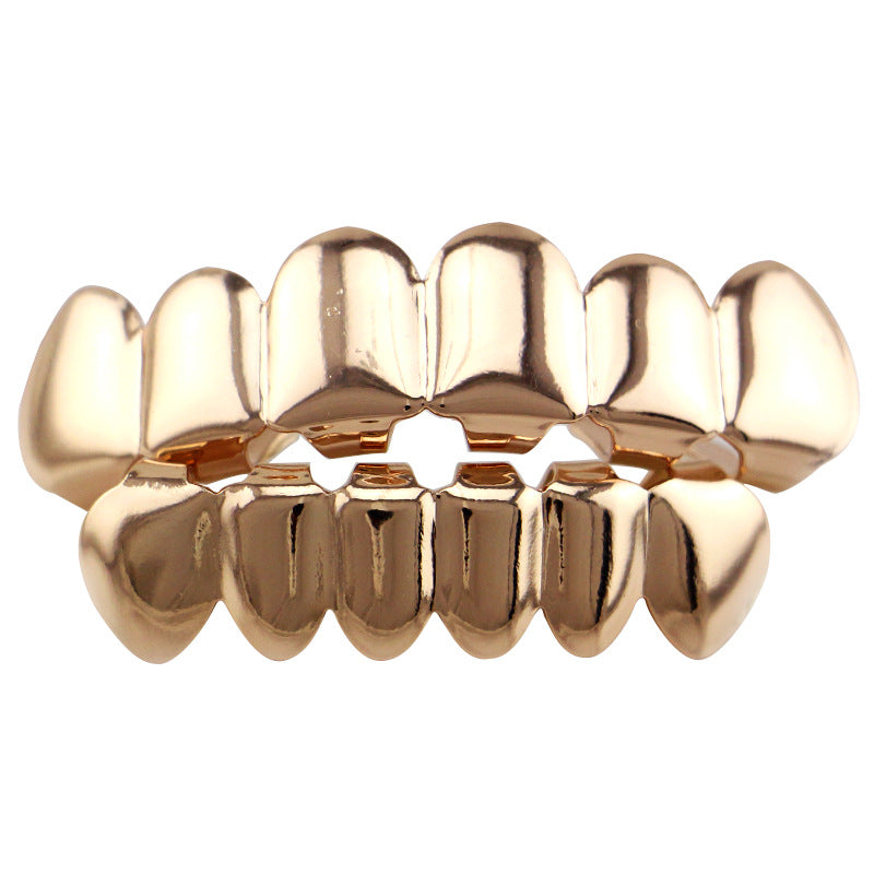 Hip Hop Smooth Gold Teeth Braces
