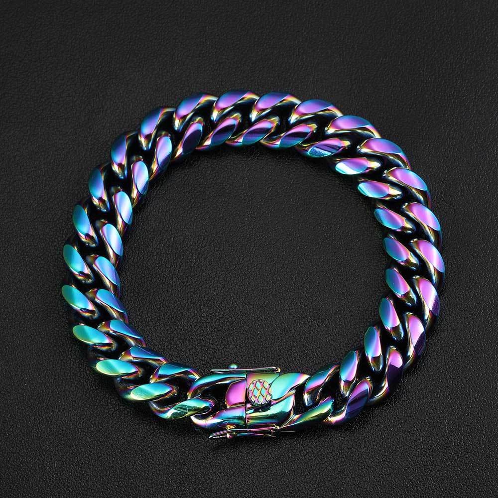 8mm Faucet Buckle Cuban Bracelet