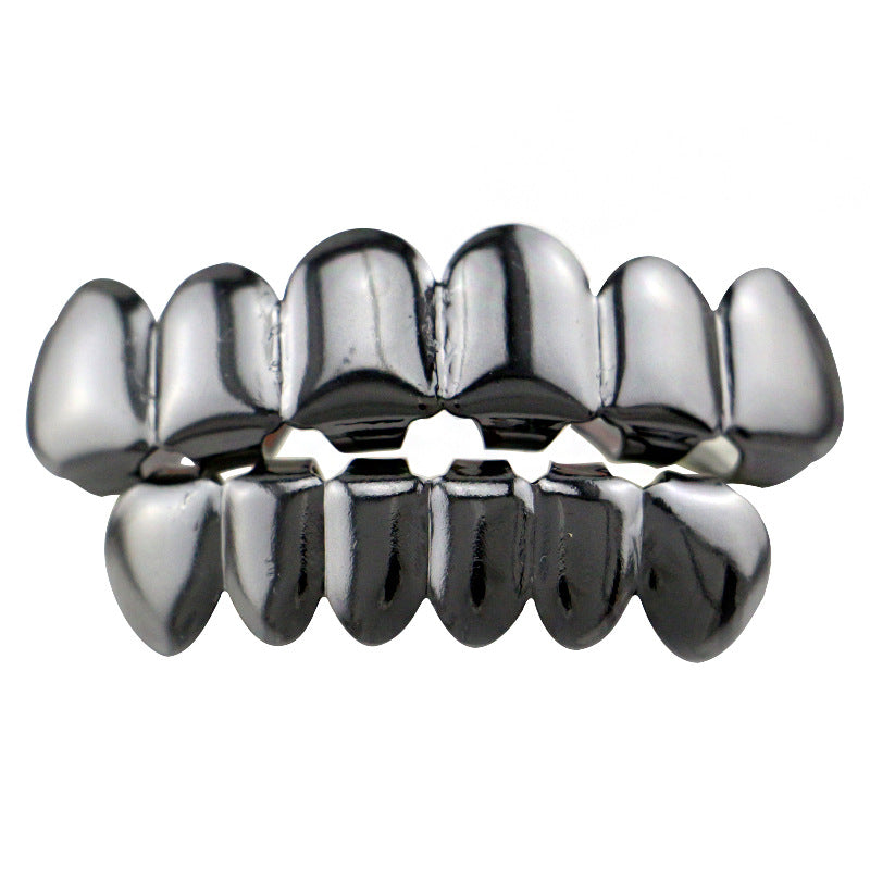Hip Hop Smooth Gold Teeth Braces