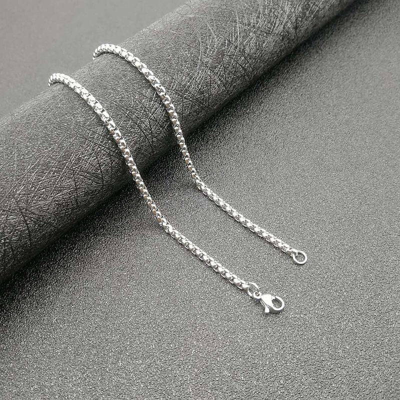 Diamond Cross Anchor Jesus Pendant Necklace
