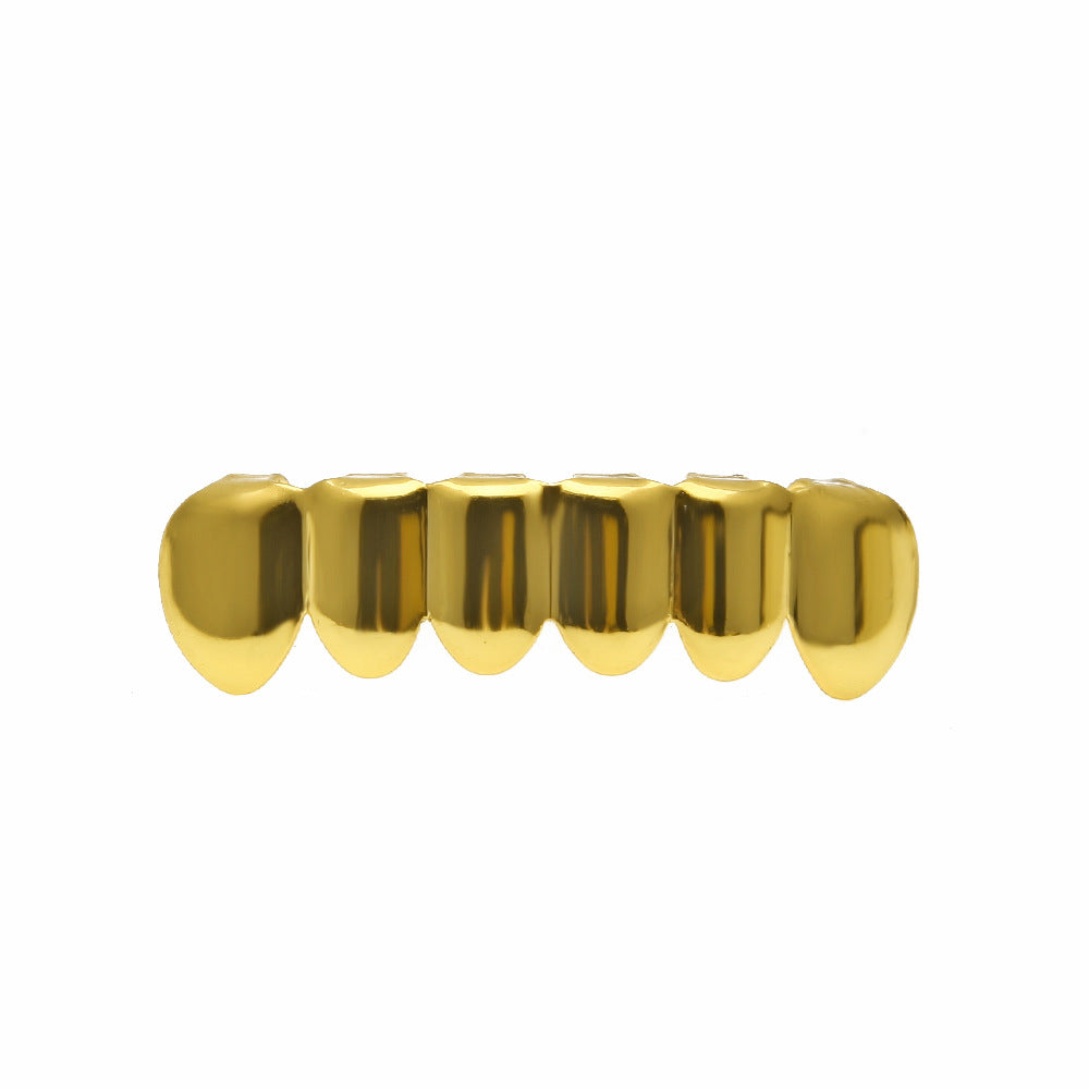 Glip-plated Gold Teeth Braces
