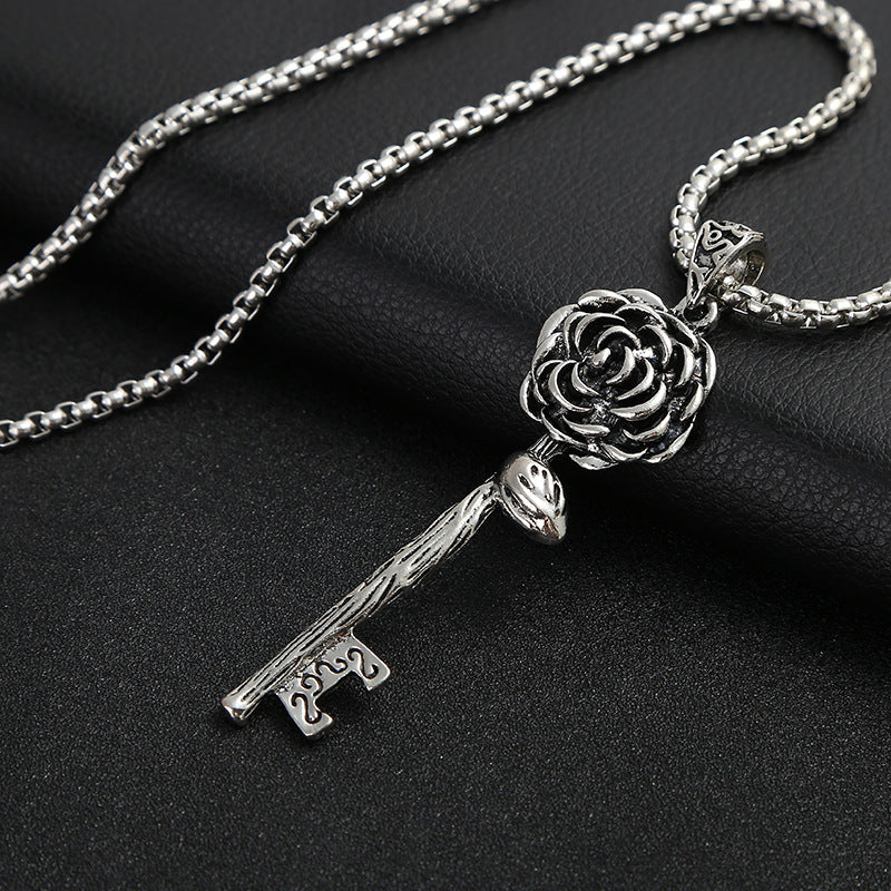 Stainless Steel Necklace with Various Pendants