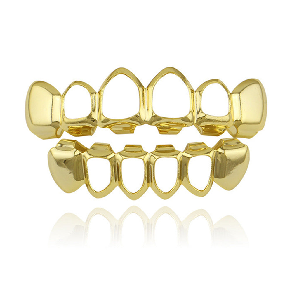 Hip Hop Smooth Gold Teeth Braces