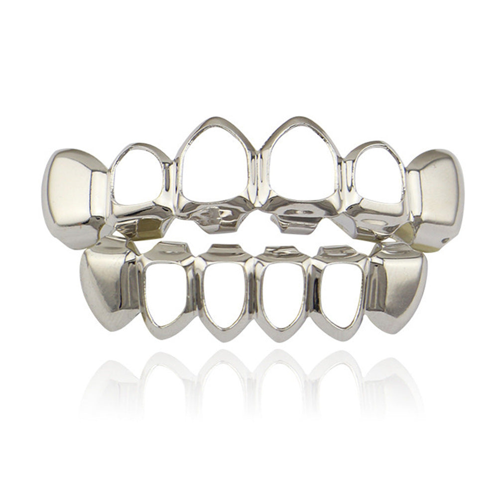 Hip Hop Smooth Gold Teeth Braces