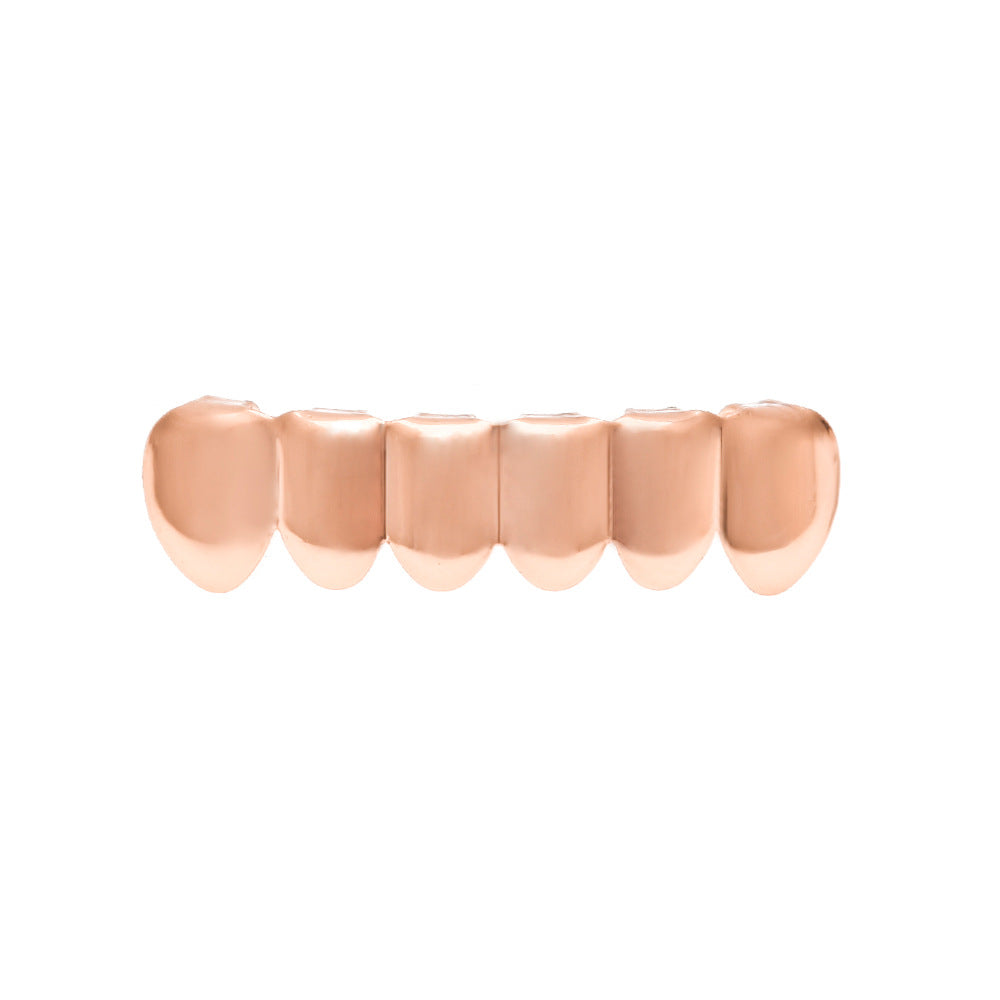 Glip-plated Gold Teeth Braces