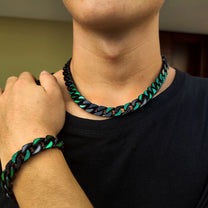 Omni-Match Hip Hop Cuban Bracelet