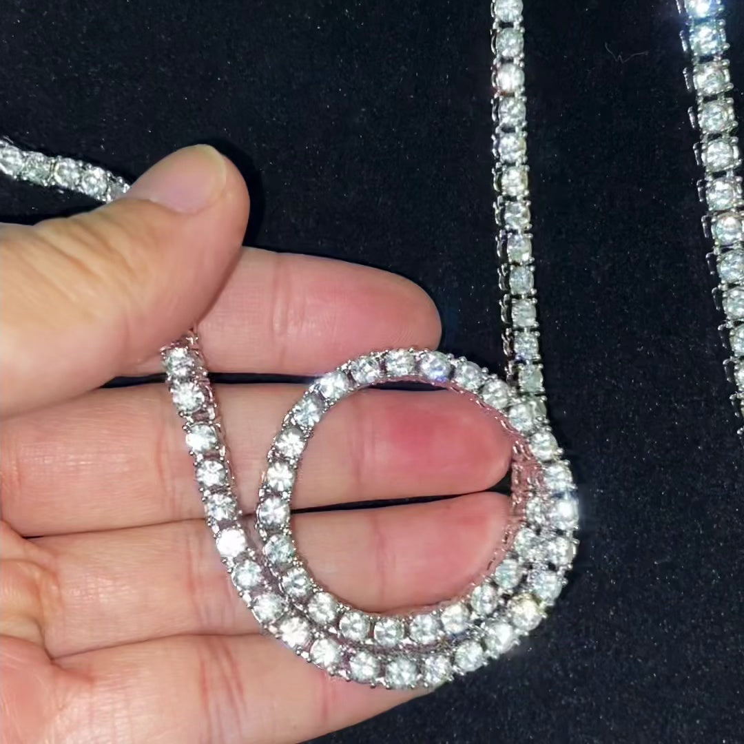 Narrow Diamond Tennis Bracelet