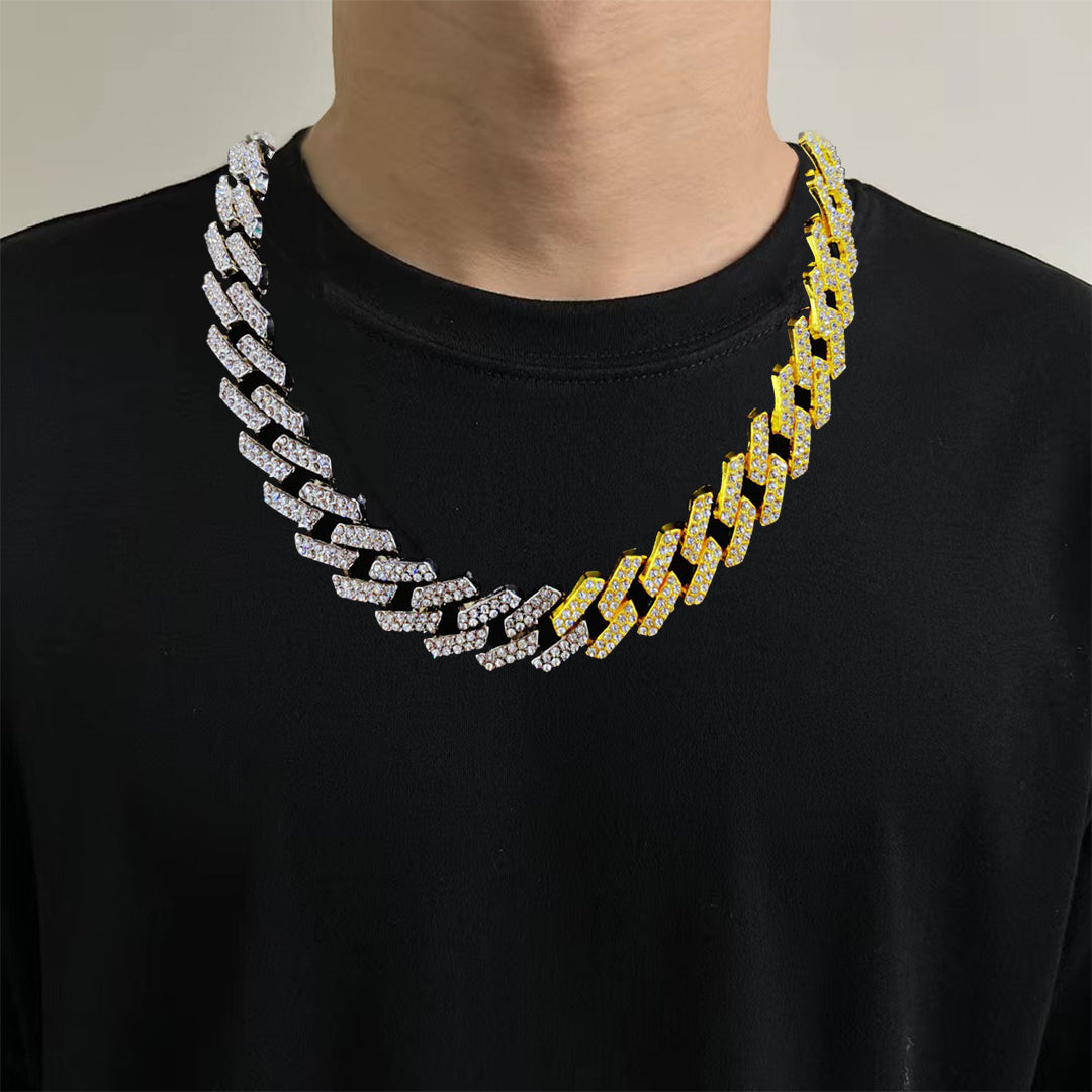 20mm Two-Color Cuban Chain
