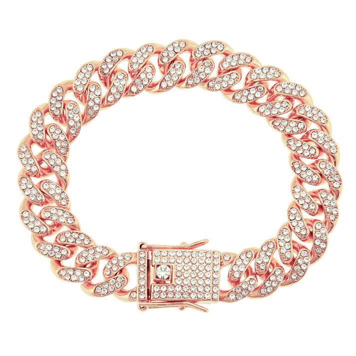 Full Diamond Cuban Bracelet