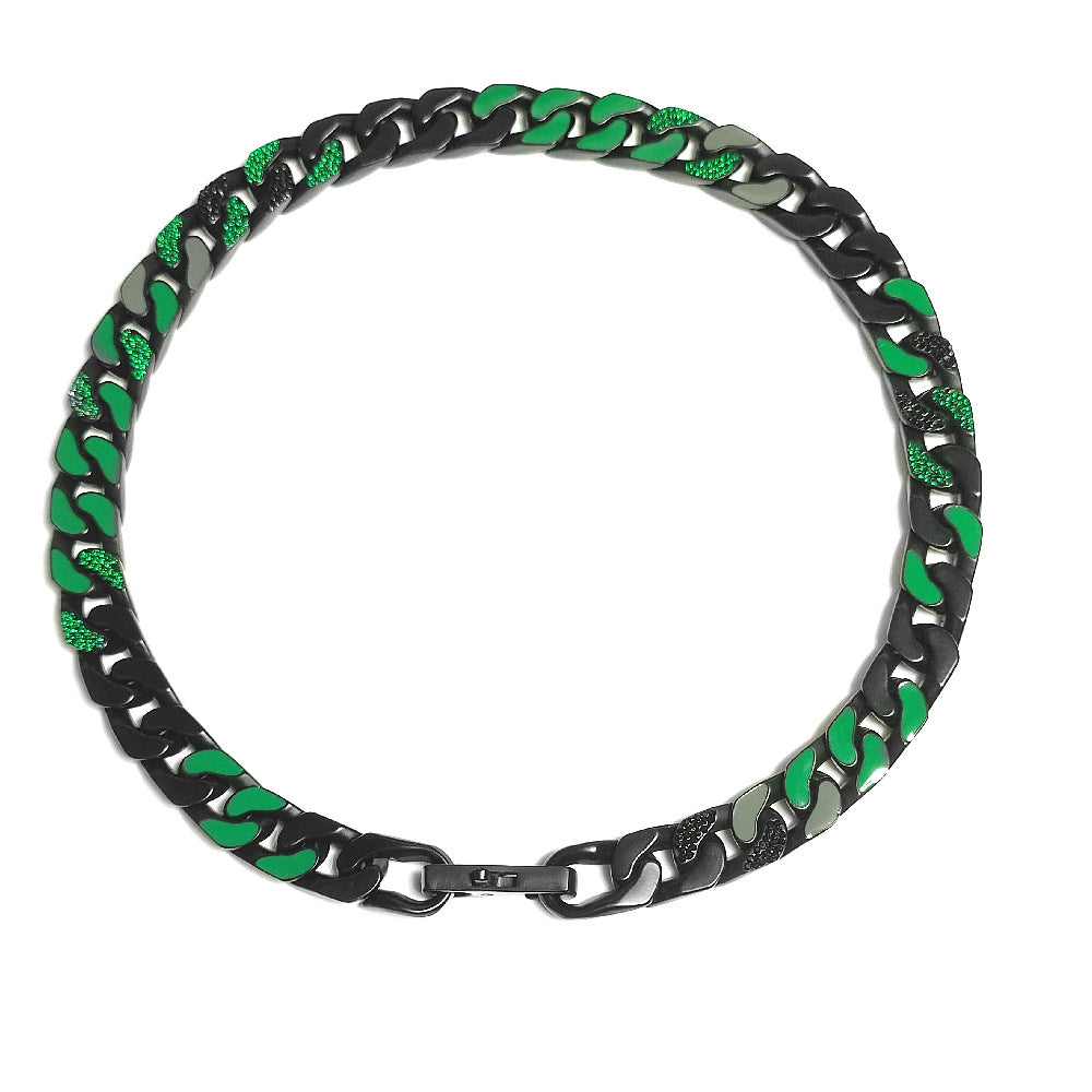Omni-Match Hip Hop Cuban Bracelet