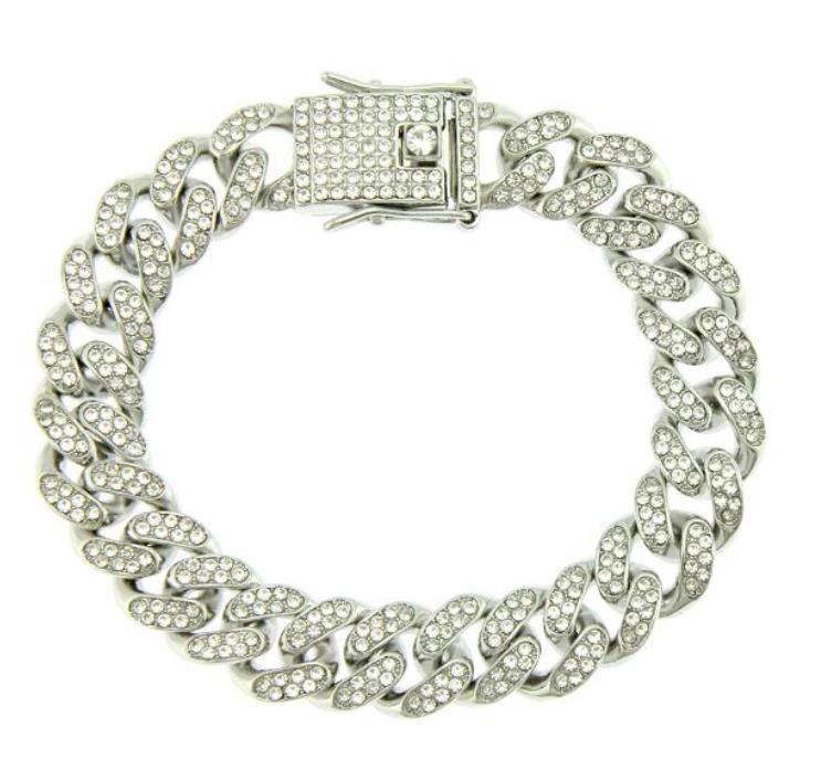 Full Diamond Cuban Bracelet