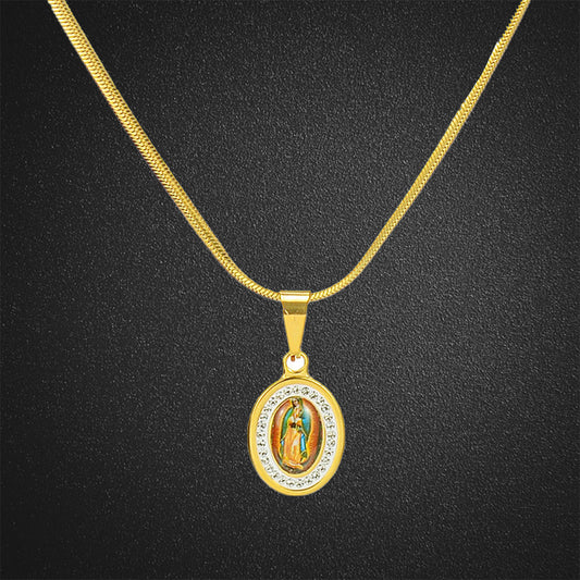 American Golden Necklace with Pendant