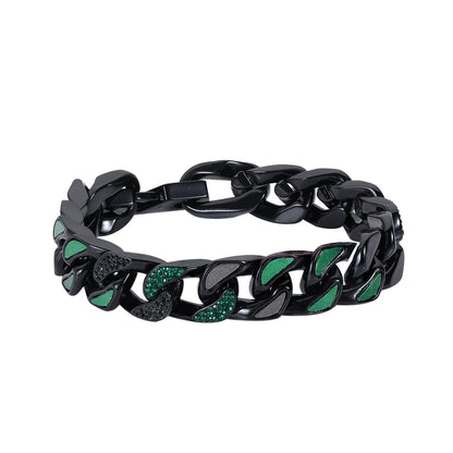 Omni-Match Hip Hop Cuban Bracelet