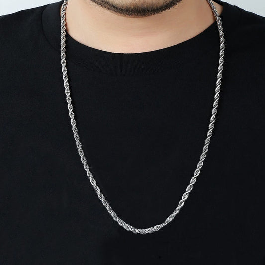 3mm -Golden Stainless Steel Rope Chain