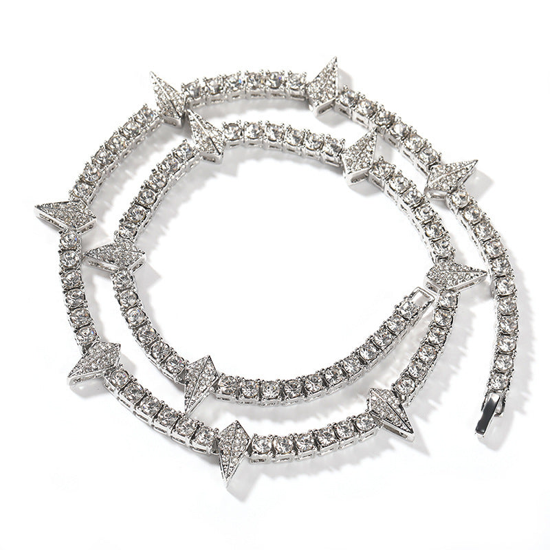 Gold Night Light Drip Tennis Chain