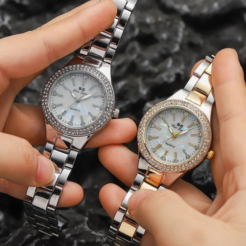 Hip Hop Steel Band Watch