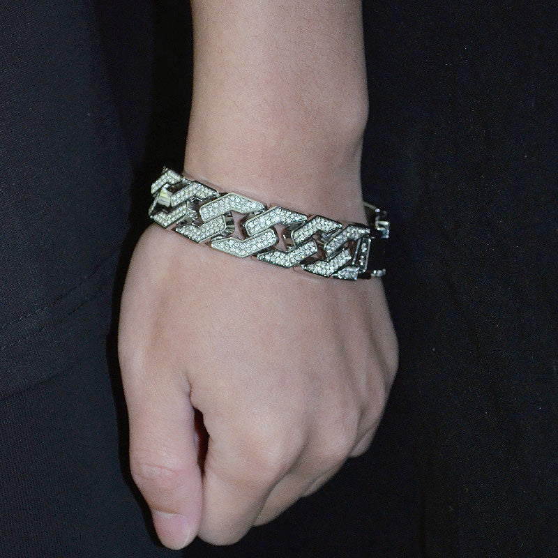S Diamond Bracelet
