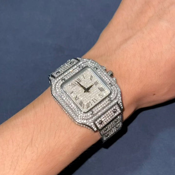 Rome Star Full Diamond Watch