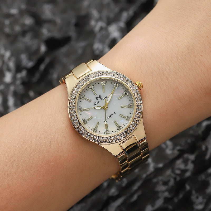 Hip Hop Steel Band Watch