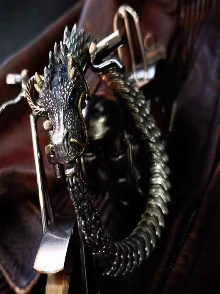 Sterling Silver Dragon Keel Plain Bracelet