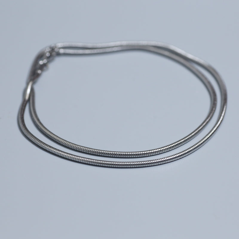 Classic Titanium Snake Bone Snake Chain