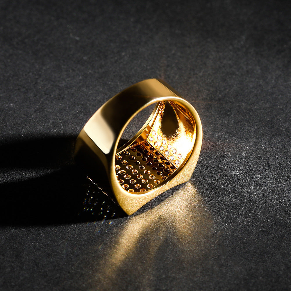 Micro Embedded ICED OUT Diamond Ring