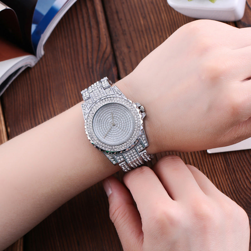 Full Diamond Hip Hop Men's Watch