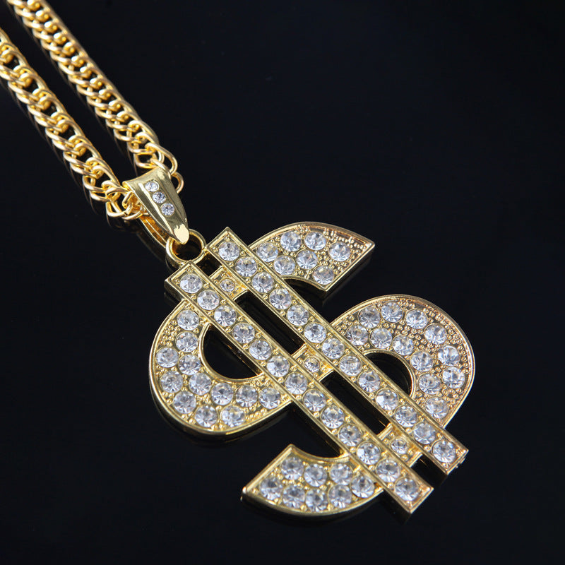 Dollar Symbol Pendant Necklace