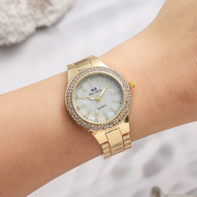 Hip Hop Steel Band Watch