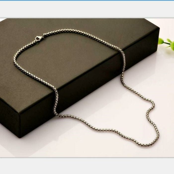 Trendy Titanium Collarbone Keel Snake Chain