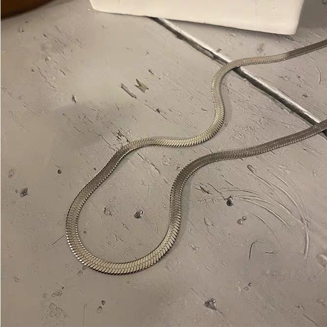 Titanium Snakebone Choker Snake Chain