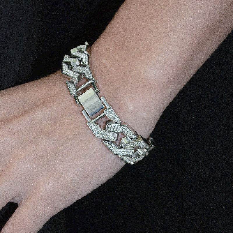 S Diamond Bracelet