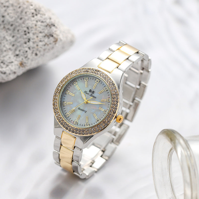 Hip Hop Steel Band Watch