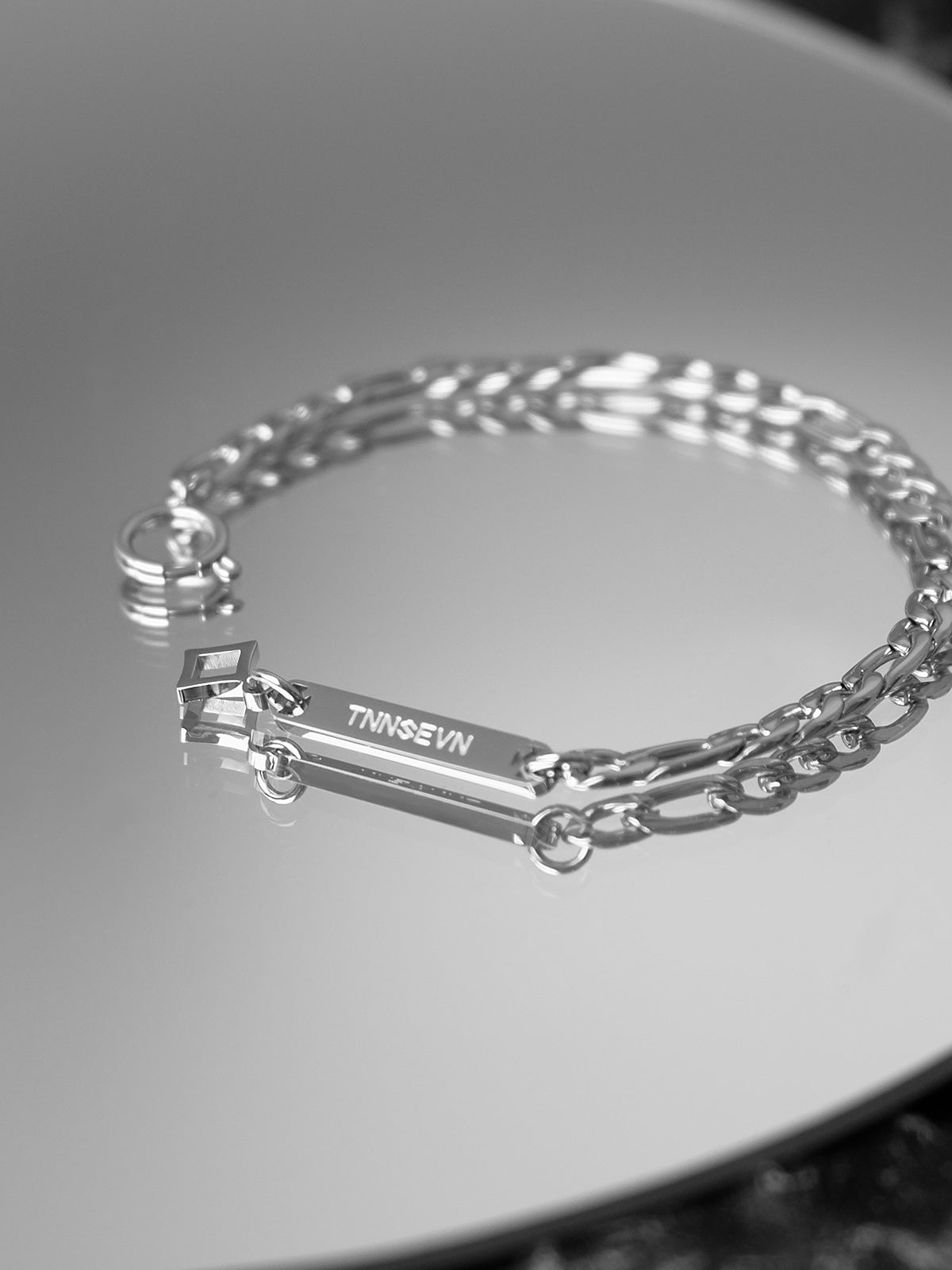 Classic Silver Plain Bracelet