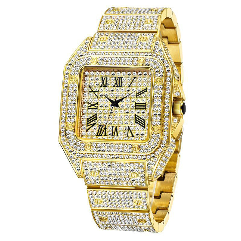 Rome Star Full Diamond Watch