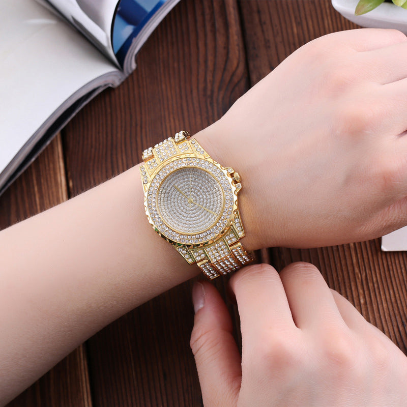 Full Diamond Hip Hop Men's Watch