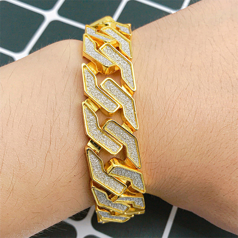 Punk Full Diamond Watch Set