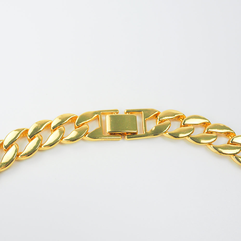 Smooth Round Cuban Chain Necklace