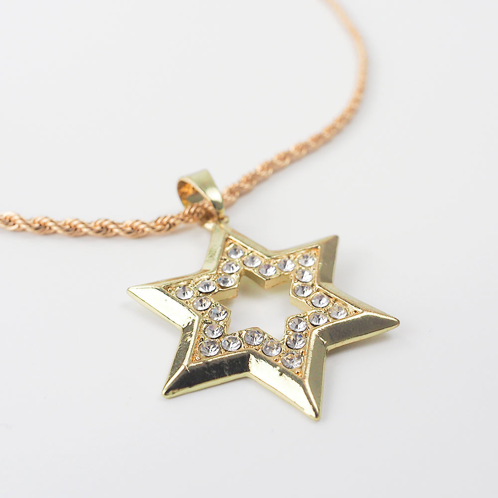 Diamond Star Pendant Necklace