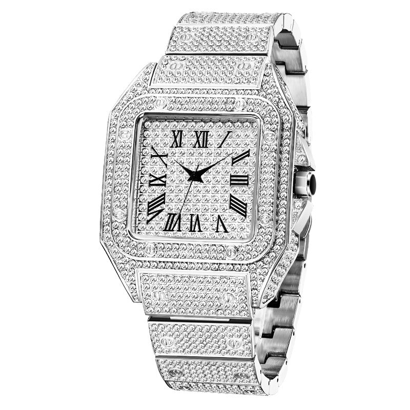 Rome Star Full Diamond Watch