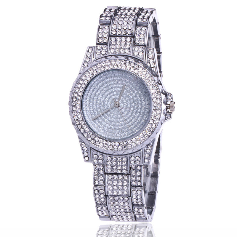 Full Diamond Hip Hop Men's Watch