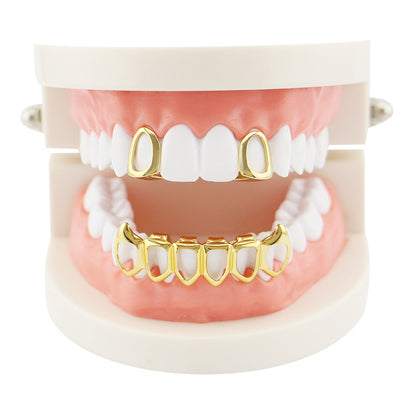 Gold-Plated Vampire Fang Hip Hop Braces