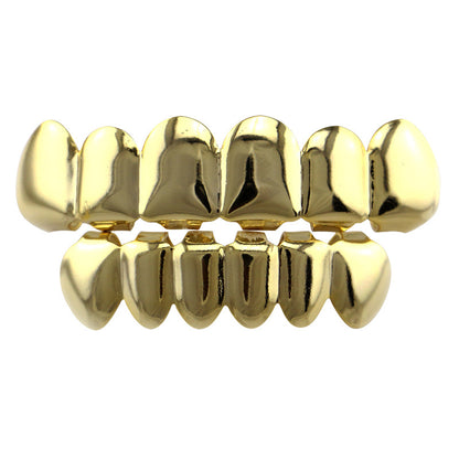 Hip Hop Smooth Gold Teeth Braces