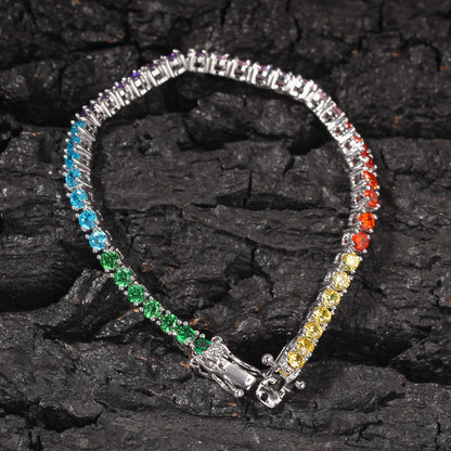 7in Color Vermiculite Tennis Bracelet